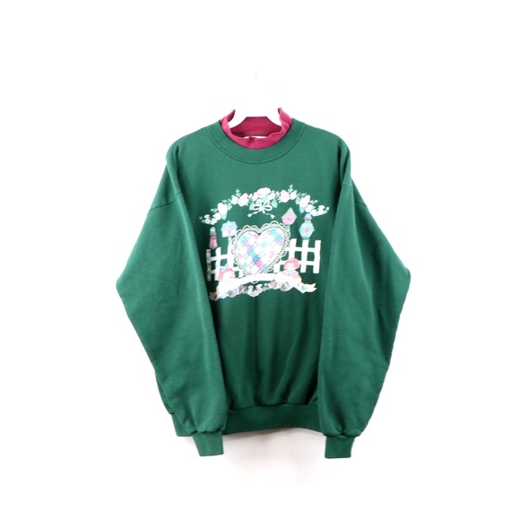 double collar sweatshirt